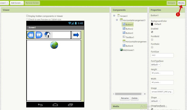 Design Blocks In MIT App Inventor2