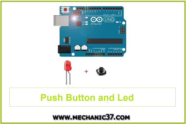 Led And Push Button Programming In Arduino 6723