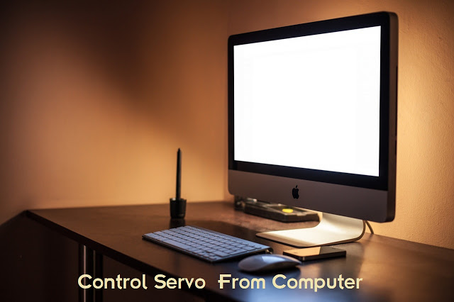 Control A servo From keyboard and Pc keyboard and Pc