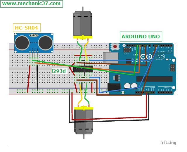 Hc Sr04 Internal Circuit Diagram