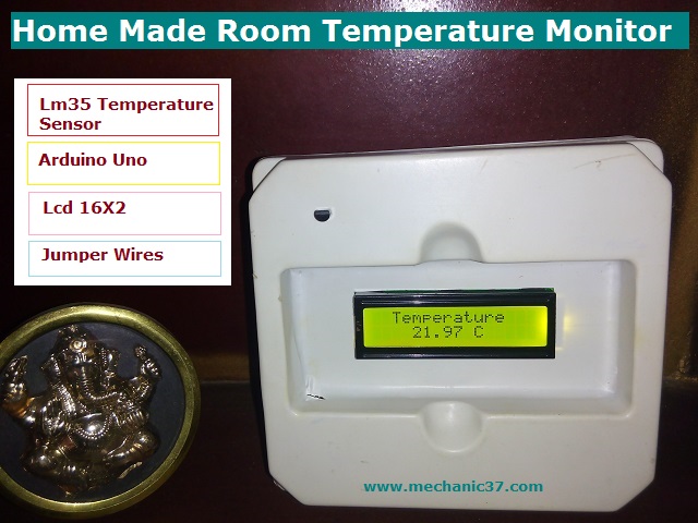 Room Temperature Monitor कैसे बनाएं Circuit,body full detail in hindi