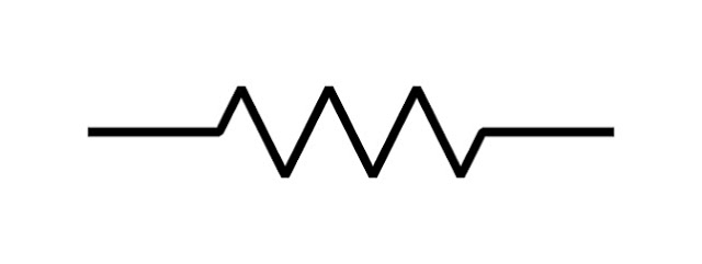 Symbol of a resistor