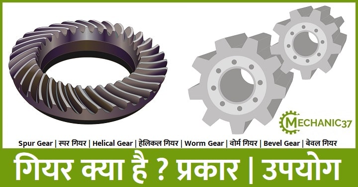 गियर क्या है ? इसके प्रकार | Gear In hindi - Mechanic37 मैकेनिकल  इंजीनियरिंग | Mechanical engineering